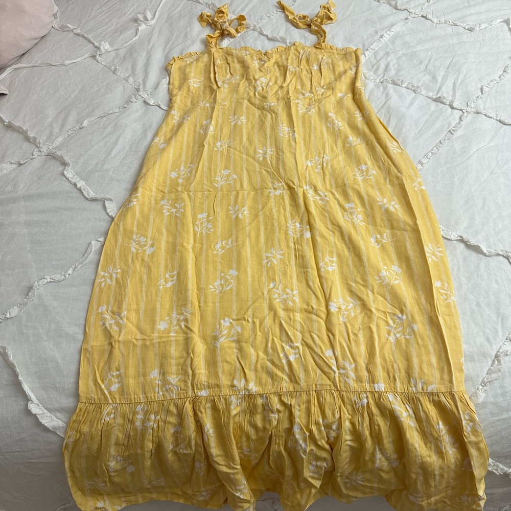 Yellow Floral Sundress